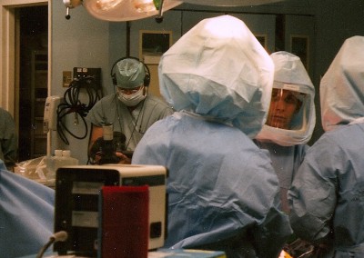 Shooting in the OR for Joint Replacemnt Documentary
